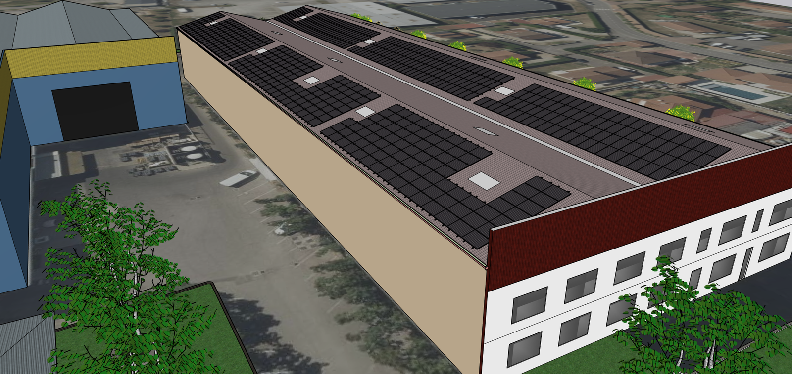 Installations sur toiture photovoltaïque